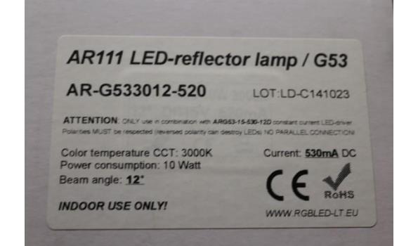 24 led reflectorlap, 10w